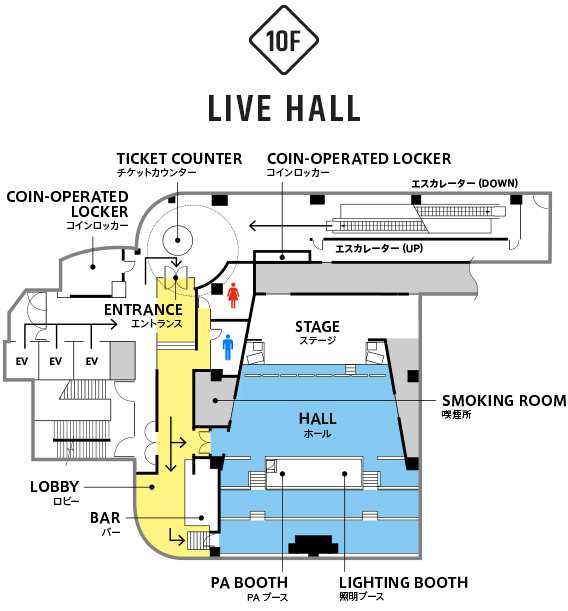 Floor map